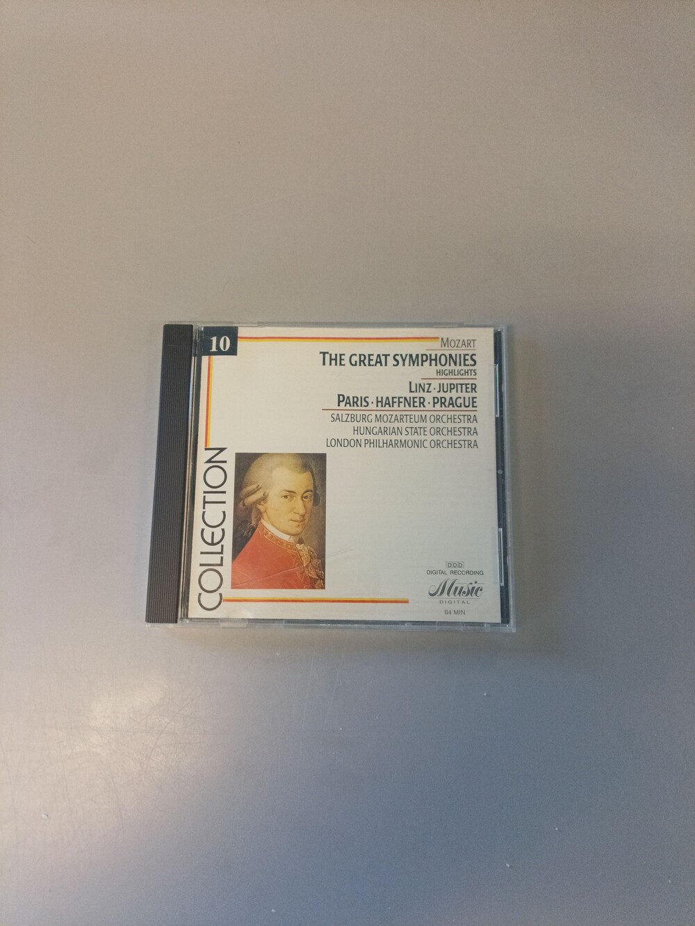 Mozart The Great Symphonies CD 64 Min Classical Highlights Collection